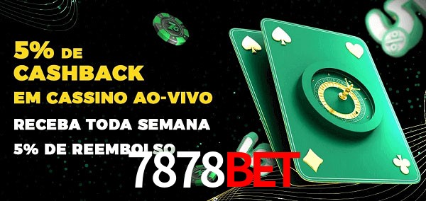 Promoções do cassino ao Vivo 7878bet